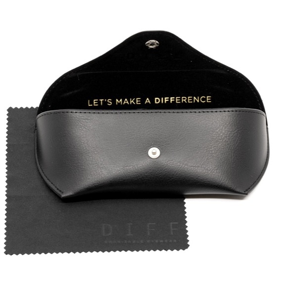 DIFF Ace Sunglasses Polarized Aviators Silver Frame Green Gradient Lenses - Picture 4 of 5